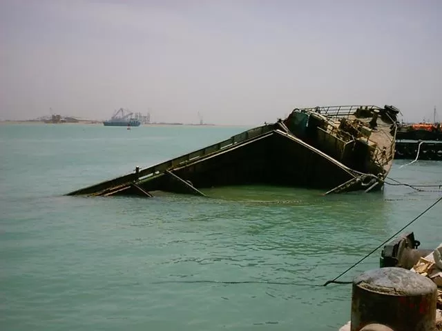 marine salvage Persian Gulf