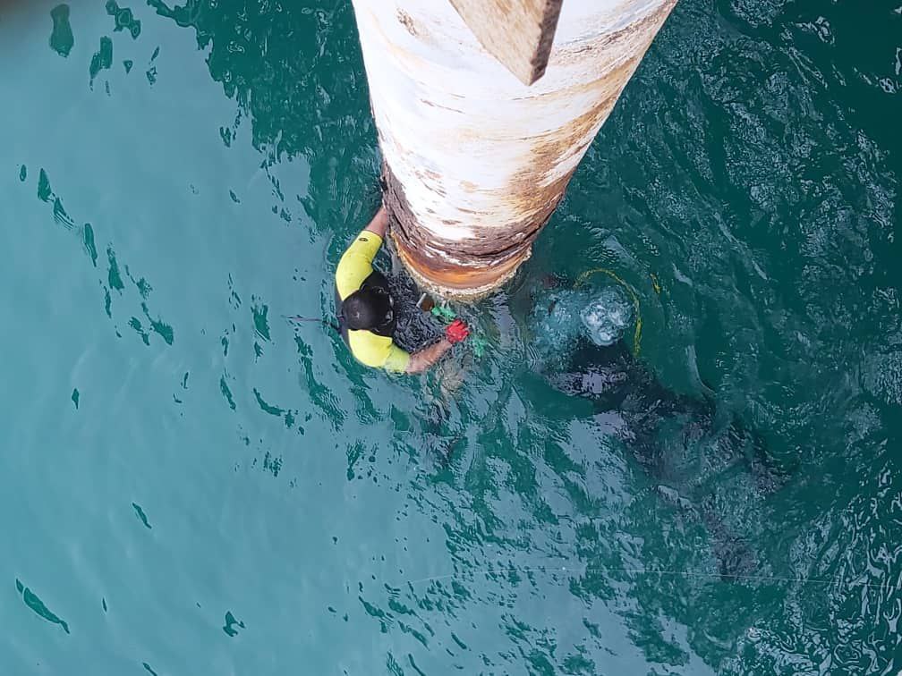 Underwater NDT inspection