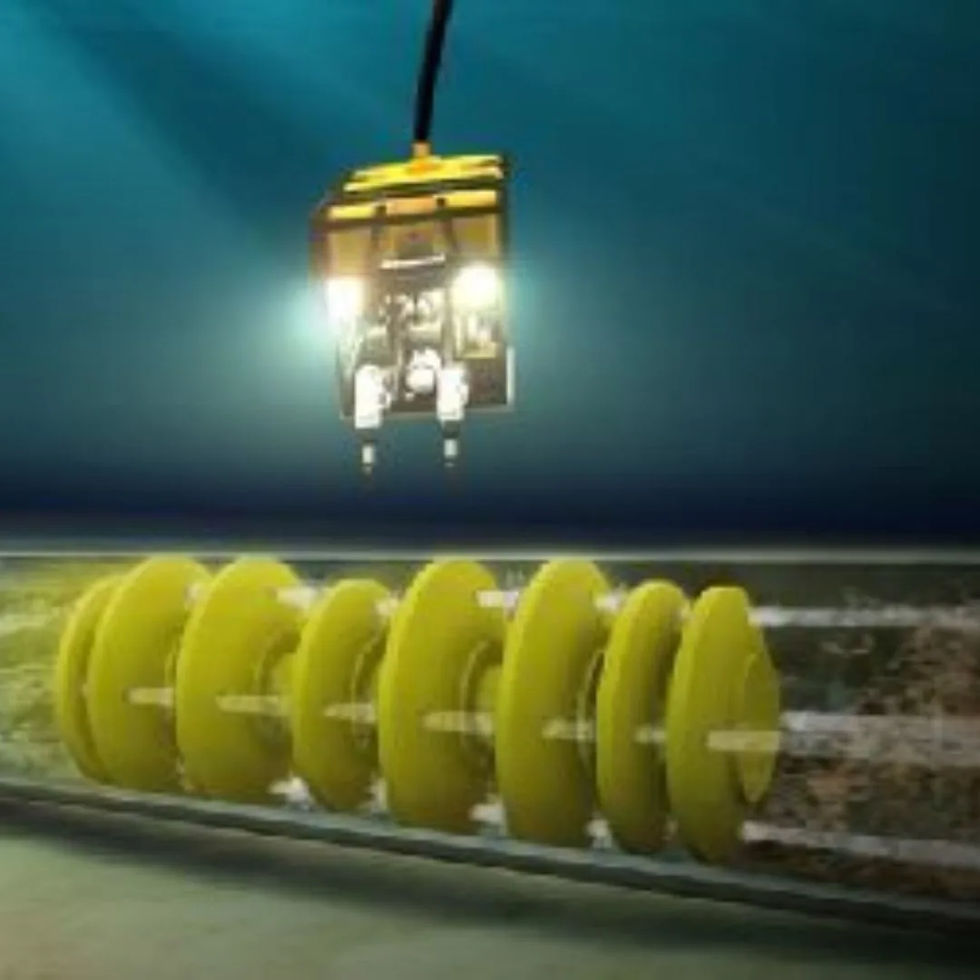 ROV underwater pipeline inspection