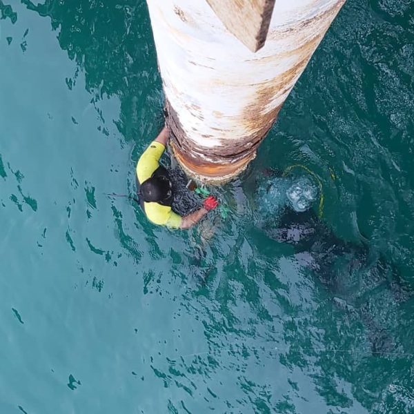 Underwater NDT inspection